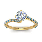 Load image into Gallery viewer, Petite Swirl Engagement Ring
