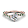 Load image into Gallery viewer, Petite Swirl Engagement Ring