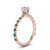 Load image into Gallery viewer, Petite Swirl Engagement Ring