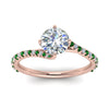 Load image into Gallery viewer, Petite Swirl Engagement Ring