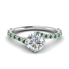 Load image into Gallery viewer, Petite Swirl Engagement Ring