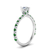 Load image into Gallery viewer, Petite Swirl Engagement Ring