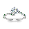 Load image into Gallery viewer, Petite Swirl Engagement Ring