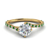 Load image into Gallery viewer, Petite Swirl Engagement Ring