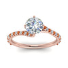 Load image into Gallery viewer, Petite Swirl Engagement Ring