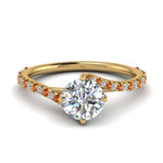 Load image into Gallery viewer, Petite Swirl Engagement Ring
