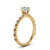 Load image into Gallery viewer, Petite Swirl Engagement Ring