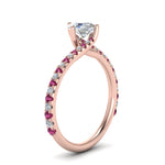 Load image into Gallery viewer, Petite Swirl Engagement Ring
