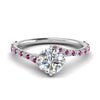 Load image into Gallery viewer, Petite Swirl Engagement Ring