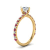 Load image into Gallery viewer, Petite Swirl Engagement Ring