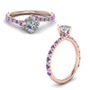 Load image into Gallery viewer, Petite Swirl Engagement Ring