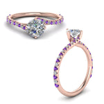 Load image into Gallery viewer, Petite Swirl Engagement Ring
