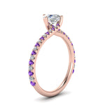 Load image into Gallery viewer, Petite Swirl Round Diamond Ring
