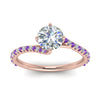 Load image into Gallery viewer, Petite Swirl Engagement Ring