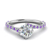 Load image into Gallery viewer, Petite Swirl Engagement Ring