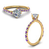 Load image into Gallery viewer, Petite Swirl Engagement Ring