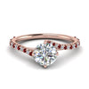 Load image into Gallery viewer, Petite Swirl Engagement Ring