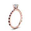 Load image into Gallery viewer, Petite Swirl Engagement Ring
