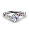 Load image into Gallery viewer, Petite Swirl Engagement Ring