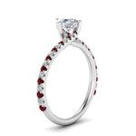 Load image into Gallery viewer, Petite Swirl Round Diamond Ring
