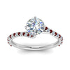 Load image into Gallery viewer, Petite Swirl Engagement Ring