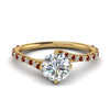 Load image into Gallery viewer, Petite Swirl Engagement Ring