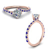 Load image into Gallery viewer, Petite Swirl Engagement Ring