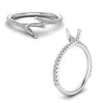 Load image into Gallery viewer, Petite Swirl Semi Mount Ring
