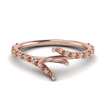 Load image into Gallery viewer, Petite Swirl Semi Mount Ring
