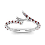 Load image into Gallery viewer, Petite Swirl Semi Mount Ring
