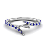 Load image into Gallery viewer, Petite Swirl Semi Mount Ring
