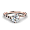 Load image into Gallery viewer, Petite Swirl Engagement Ring