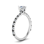 Load image into Gallery viewer, Petite Swirl Round Diamond Ring
