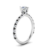 Load image into Gallery viewer, Petite Swirl Engagement Ring