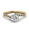 Load image into Gallery viewer, Petite Swirl Engagement Ring
