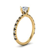 Load image into Gallery viewer, Petite Swirl Engagement Ring