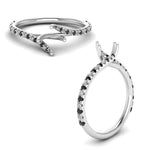 Load image into Gallery viewer, Petite Swirl Semi Mount Ring
