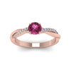 Load image into Gallery viewer, petite-twisted-round-pink-sapphire-engagement-diamond-ring-in-rose-gold-FD8253RORGPS-NL-RG.jpg