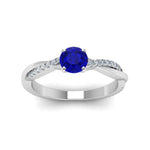 Load image into Gallery viewer, petite-twisted-round-sapphire-engagement-diamond-ring-in-white-gold-FD8253RORGBS-NL-WG.jpg
