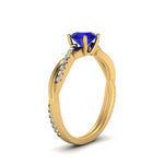 Load image into Gallery viewer, petite-twisted-round-sapphire-engagement-diamond-ring-in-yellow-gold-FD8253RORGBS-NL-YG.jpg
