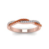 Load image into Gallery viewer, petite-twisted-vine-stacking-diamond-ring-with-orange-sapphire-in-rose-gold-FD8233BGSAOR-NL-RG