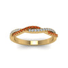 Load image into Gallery viewer, petite-twisted-vine-stacking-diamond-ring-with-orange-sapphire-in-yellow-gold-FD8233BGSAOR-NL-YG