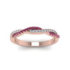 Load image into Gallery viewer, petite-twisted-vine-stacking-diamond-ring-with-pink-sapphire-in-rose-gold-FD8233BGSADRPI-NL-RG
