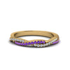Load image into Gallery viewer, petite-twisted-vine-stacking-diamond-ring-with-purple-topaz-in-yellow-gold-FD8233BGVITO-NL-YG