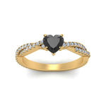 Load image into Gallery viewer, petite-vine-heart-black-diamond-engagement-ring-in-yellow-gold-FD8233HTRGBLACK-NL-YG-GS.jpg

