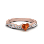 Load image into Gallery viewer, petite-vine-heart-orange-sapphire-engagement-ring-in-rose-gold-FD8233HTRGSAOR-NL-RG-GS.jpg
