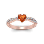 Load image into Gallery viewer, petite-vine-heart-orange-sapphire-engagement-ring-in-rose-gold-FD8233HTRGSAOR-NL-RG-GS.jpg
