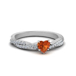 Load image into Gallery viewer, petite-vine-heart-orange-sapphire-engagement-ring-in-white-gold-FD8233HTRGSAOR-NL-WG-GS.jpg
