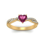 Load image into Gallery viewer, petite-vine-heart-pink-sapphire-engagement-ring-in-yellow-gold-FD8233HTRGSADRPI-NL-YG-GS.jpg
