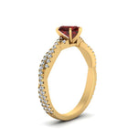 Load image into Gallery viewer, petite-vine-heart-ruby-engagement-ring-in-yellow-gold-FD8233HTRGRUDR-NL-YG-GS.jpg
